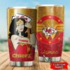 Kansas City Chiefs Wonder Woman Custom Name Tumbler 3