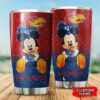 Kansas Jayhawks Mickey Custom Name Tumbler 3