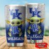 Kentucky Wildcats Baby Yoda Custom Name Tumbler 2