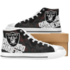 Las Vegas Raiders 14 Custom Canvas High Top Shoes L98 2