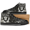 Las Vegas Raiders 15 Custom Canvas High Top Shoes L98 3