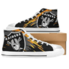 Las Vegas Raiders 16 Custom Canvas High Top Shoes L98 3