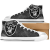 Las Vegas Raiders 18 Custom Canvas High Top Shoes L98 2