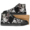 Las Vegas Raiders 2 Custom Canvas High Top Shoes L98 3