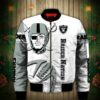 Las Vegas Raiders Bomber Jacket Graphic balls gift for fans 3