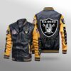 Las Vegas Raiders Leather Jacket Gift for fans 3