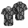 Las Vegas Raiders Mystery Skull And Flower Hawaii Shirt and Shorts Sum 2