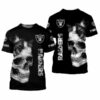 Las Vegas Raiders Skull And Butterflies Men’s And Women’s Gift 2