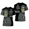 Las Vegas Raiders Skull Haters Silence I Kill You Men’s And Women’ 2