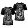 Las Vegas Raiders Skulls Flowers Men’s And Women’s Gift For Fa 3