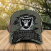 Las Vegas Raiders USA Flag Cap 4