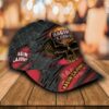 LIMITED Louisiana Ragin’ Cajuns skull custom Personalized name cap hat 2