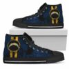 Los Angeles Chargers Custom Canvas High Top Shoes L98 3