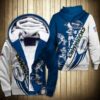 Los Angeles Chargers Fleece Jacket 3D Graphic Cartoon player 3