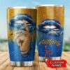 Los Angeles Chargers Girl Custom Name Tumbler 2