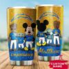 Los Angeles Chargers Grogu Mickey Groot Custom Name Tumbler 2