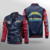 Los Angeles Chargers Leather Jacket Gift for fans 3