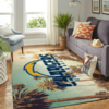 Los Angeles Chargers Living Room Area Rug DTTRUG1702139 2