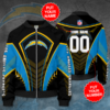 Los Angeles Chargers Personalized LAC Bomber Jacket 3