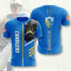 Los Angeles Chargers T-shirt 3D Performance Short Sleeve 3