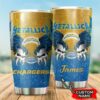 Los Angeles Chargers Tumbler MTLC Custom Name 3