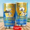 Los Angeles Chargers Tumbler Snoopy 12 custom name 2