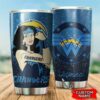 Los Angeles Chargers Wonder Woman Custom Name Tumbler 2