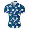 Los Angeles Dodgers Hawaiian shirt Tropical flower gift for fans 3