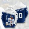 Los Angeles Dodgers MLB 10 Justin Turner Signature Gift For Fan 3D Hoo 3