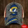 Los Angeles Rams 3D Cap Custom Name 4