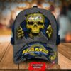 Los Angeles Rams 3D Cap SKULL Custom Name 4