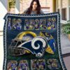 Los Angeles Rams 3D Customized Quilt Blanket 4