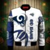 Los Angeles Rams Bomber jacket Graphic balls gift for fans 2