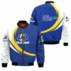 Los Angeles Rams Bomber Jacket graphic curve 3