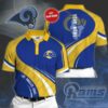 Los Angeles Rams Football Polo Shirt L98 2