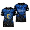 Los Angeles Rams Roses Gift For Fan 3D T Shirt Sweater Zip Hoo 2