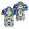 Los Angeles Rams Skull Gift For Fan Hawaii Shirt and Shorts Summer 2