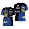 Los Angeles Rams Skull Haters Silence I Kill You Men’s And Women’s 2