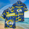 Los Angeles Rams Summer Hawaiian Shirt And Shorts Sporty Mom Lets Everyone Score 2