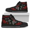 Lovely Rose Atlanta Falcons Custom Canvas High Top Shoes L98 2