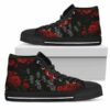 Lovely Rose Chicago White Sox MLB Custom Canvas High Top Shoes 3