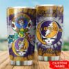 LSU Tigers Grateful Dead Custom Name Tumbler 3