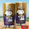 LSU Tigers Snoopy Custom Name Tumbler 3