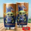 Memphis Tigers Baby Yoda Custom Name Tumbler 3