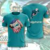 Miami Dolphins 2 Gift for Fan 3D T Shirt Sweater Zip Hoodie Bomber 3