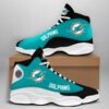 Miami Dolphins big logo Football Team Sneaker 5 For Lover JD13 SHO 2