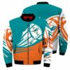 Miami Dolphins Bomber Jacket graphic ultra-balls 2