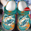 Miami dolphins crocband croc shoes 3