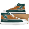 Miami Dolphins Football 3 Custom Canvas High Top Shoes L98 3