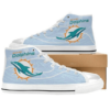 Miami Dolphins Football 4 Custom Canvas High Top Shoes L98 2